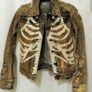LGB Distressed Denim Jacket